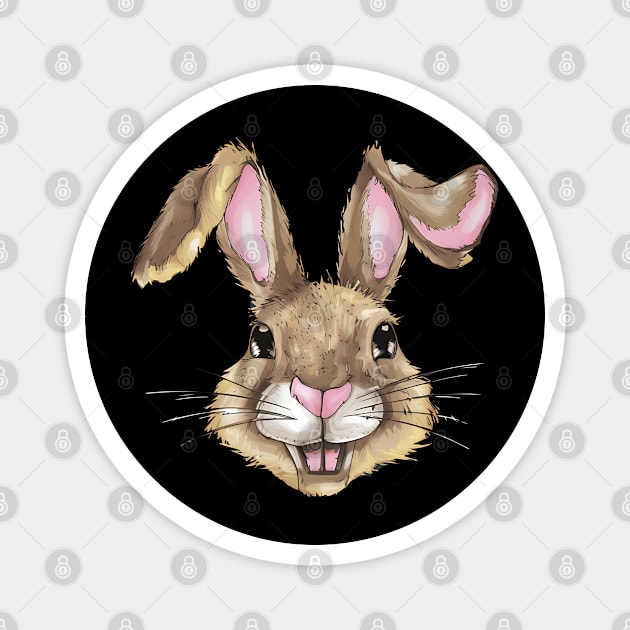 Cute Bunny Magnet by NomiCrafts